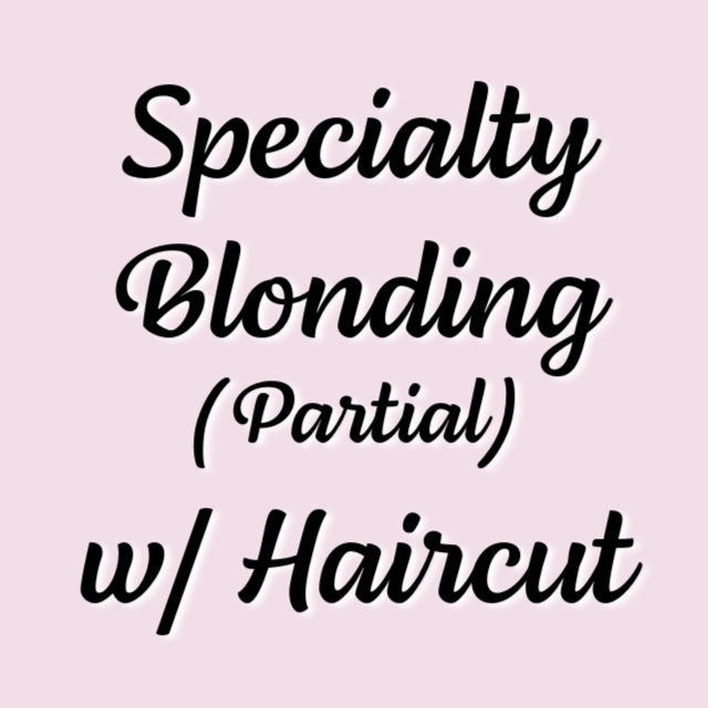 Specialty Blonding (Partial) W/ Cut at Formosa Hair Studio in Erie, PA