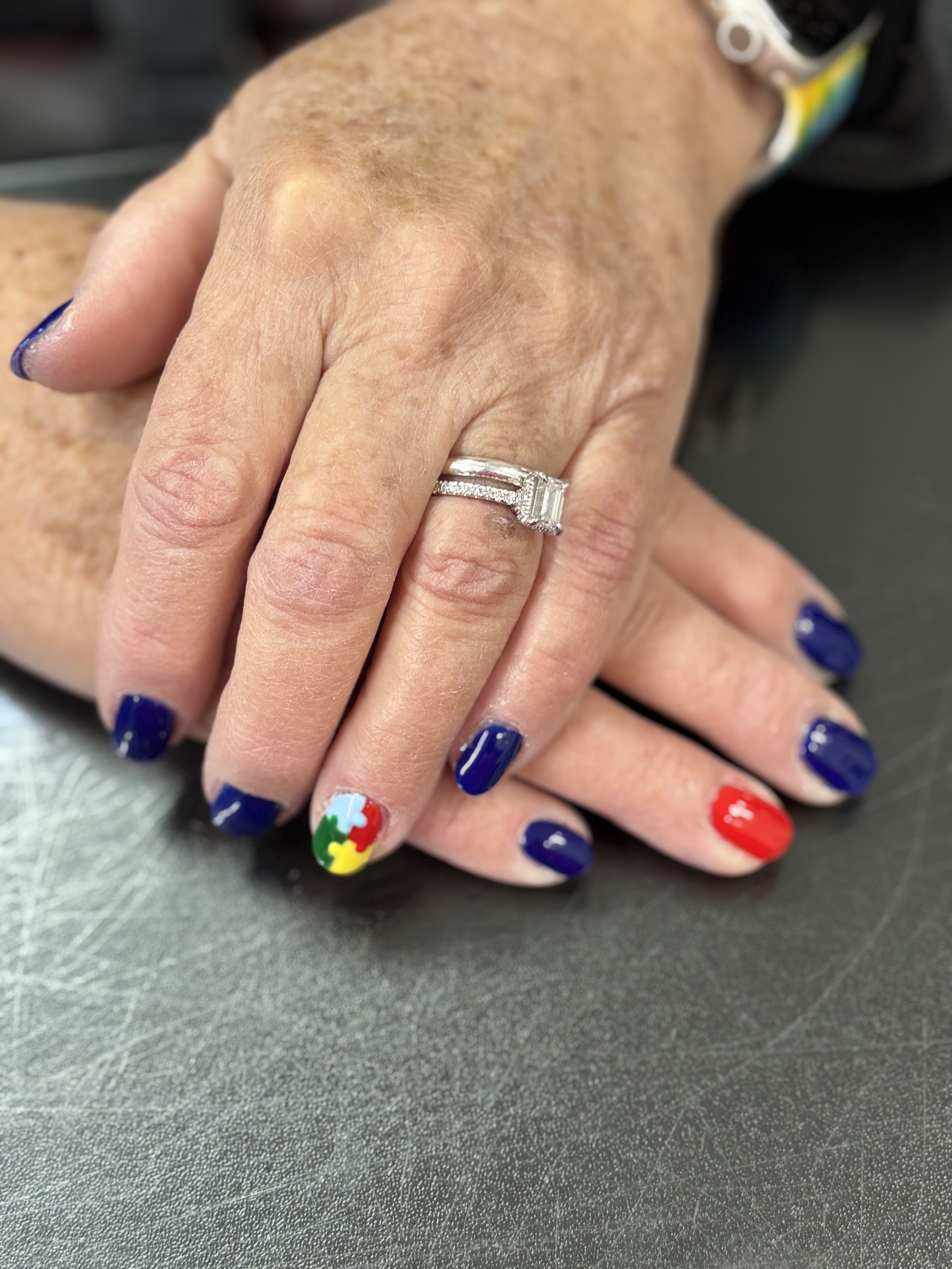 Gel polish manicure at Nails by Nickie in Pomeroy, OH