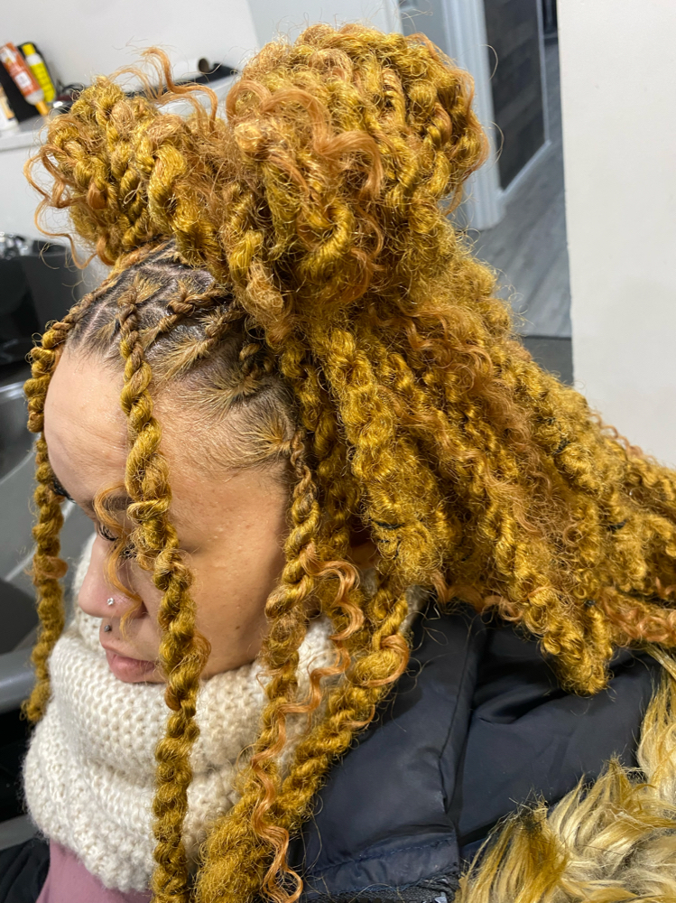 Boho Passion Twist Over Locs