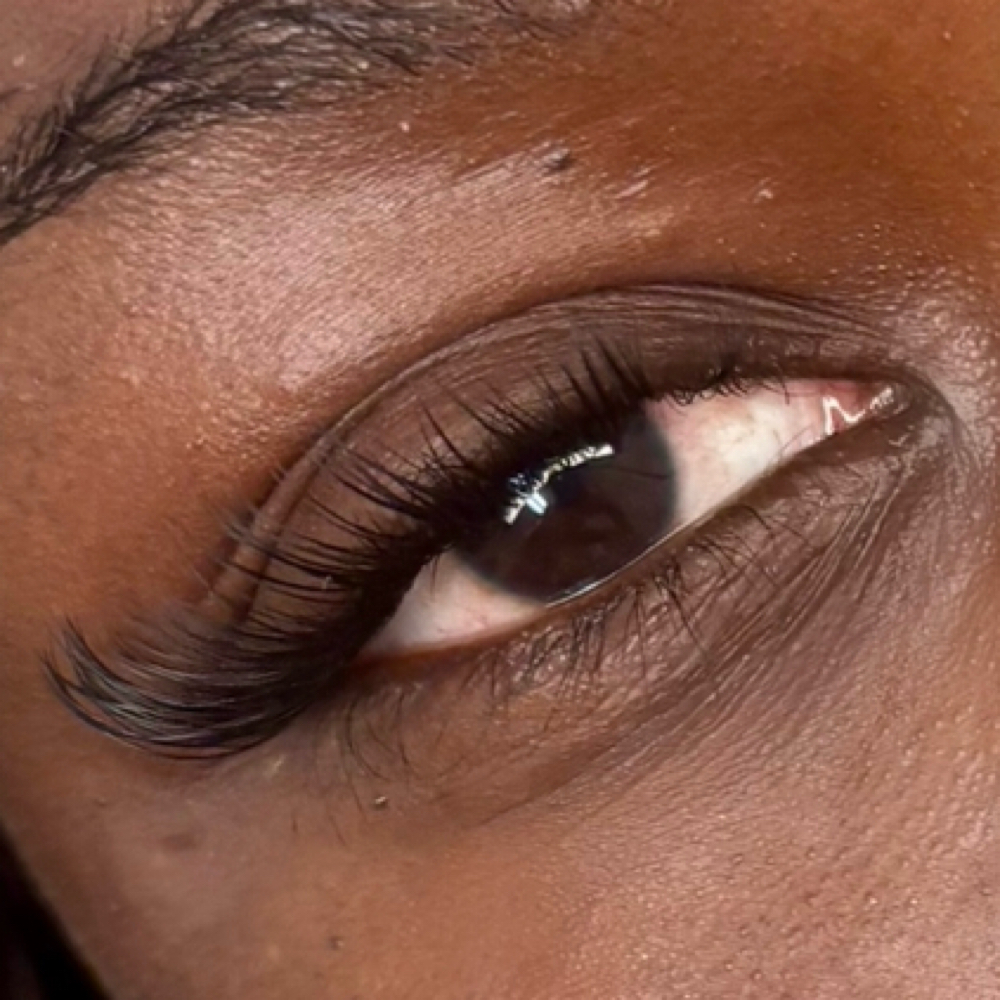 partial lash set at Lillian Claire Lash & Brow in Portland, ME