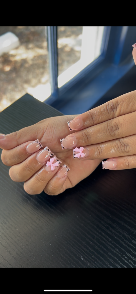 Short Acrylic Full Set at Rooted & Radiant Studio in Sunnyvale, TX