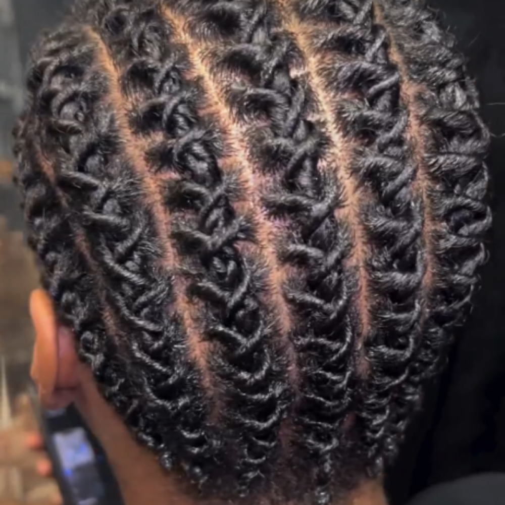 Barrels without Locs at Eryka’s Hair Couture in Midlothian, IL
