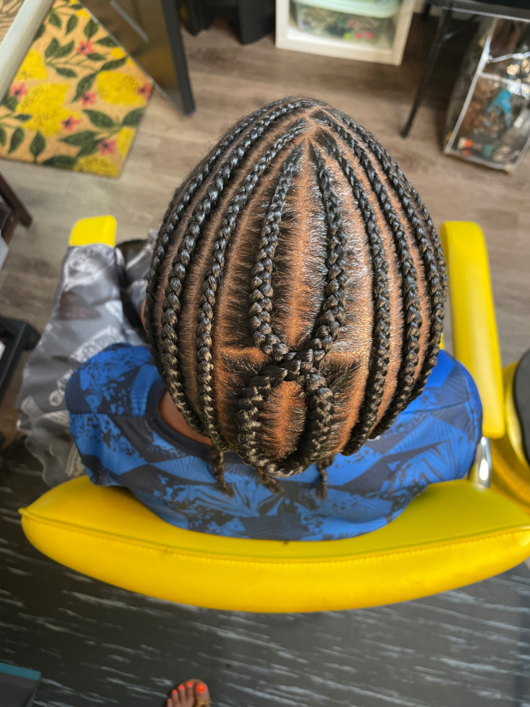 Cornrows at Queen Of The Crown in Charlotte, NC