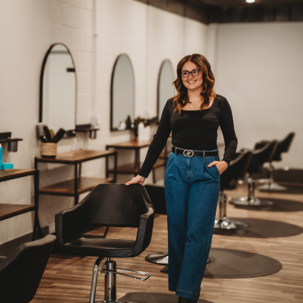 Courtney Kestermann at Blackbird & Co. Hair Studio in Harrison, OH