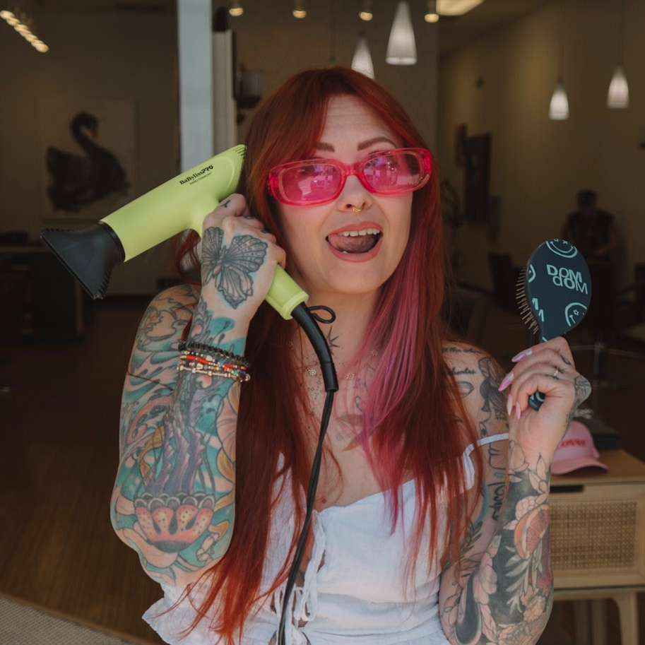 Holly Baker at Salty Mane Beauty Bar in Marianna, FL