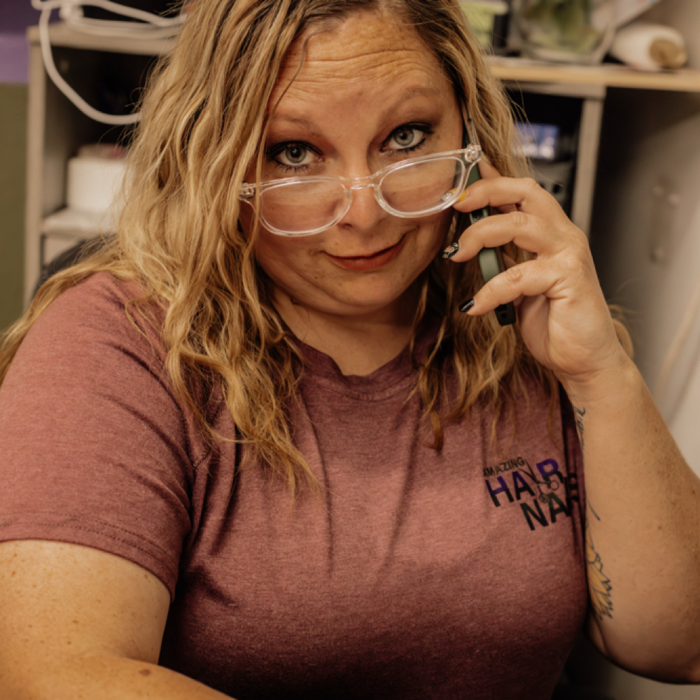 Ashley Hollingshead at Amazing Hair and Nails in Goodland, KS