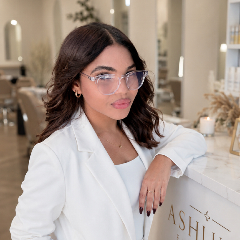 Ash Rodriguez at Tiffany beauty and spa in Loves Park, IL