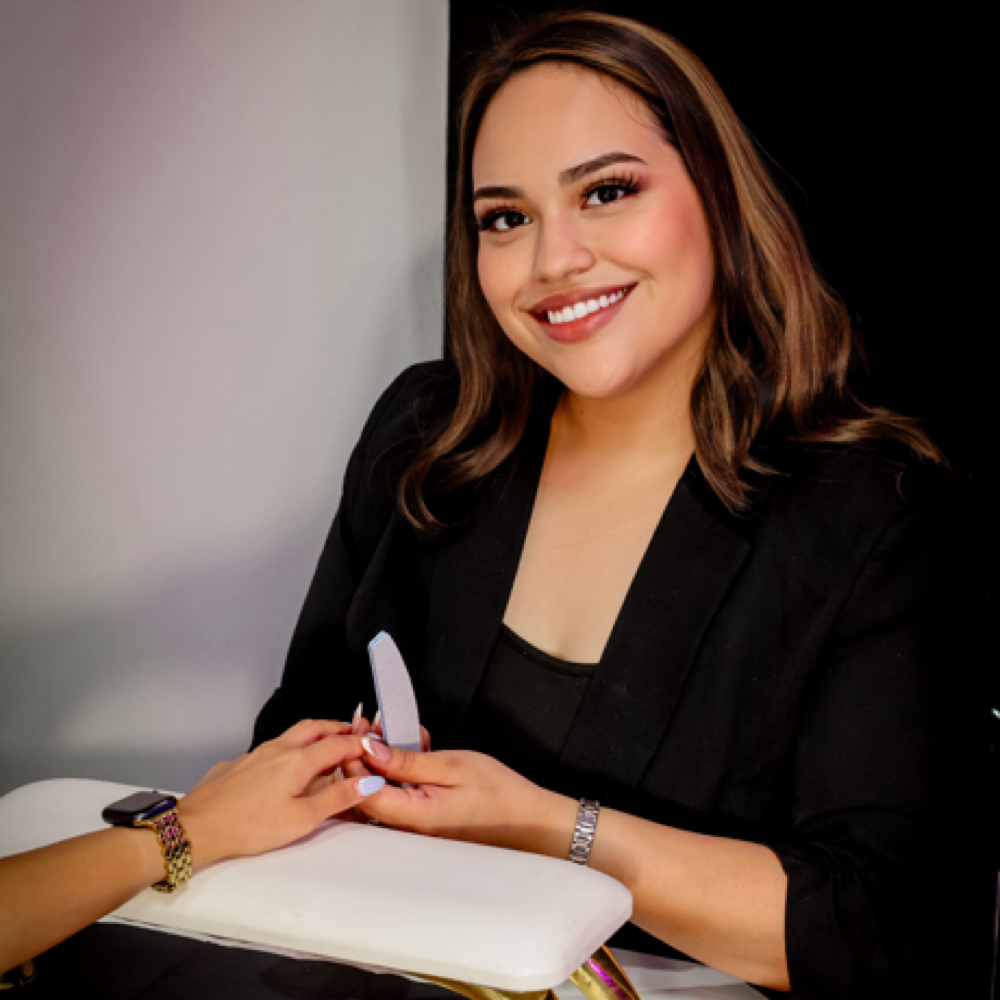 Sarah Caudillo at Nails By Kattt in Laredo, TX