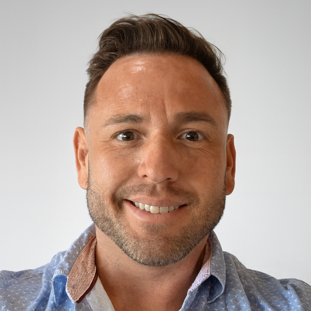 Ryan DeMaderios at Marćinow Salon & Style in Costa Mesa, CA