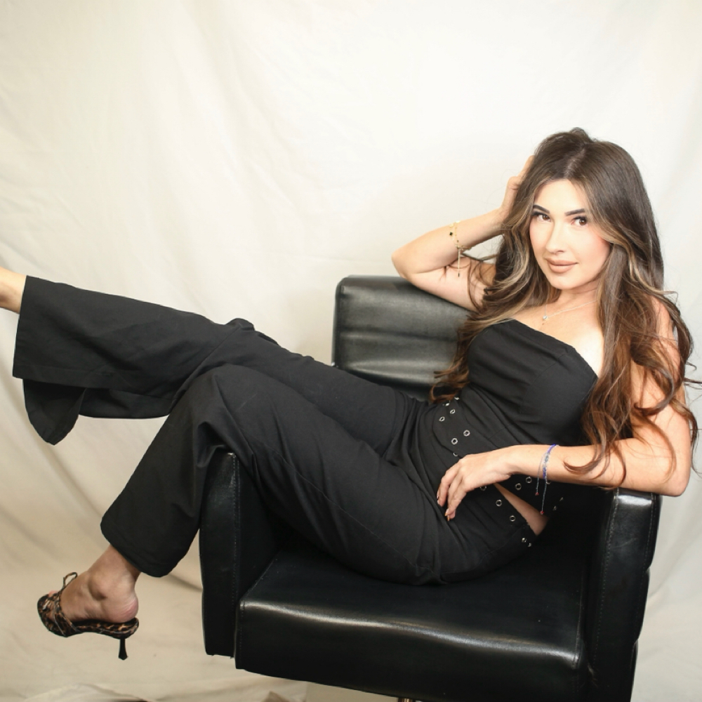 Kayla Maples at Plush Hair Lounge in Fullerton, CA