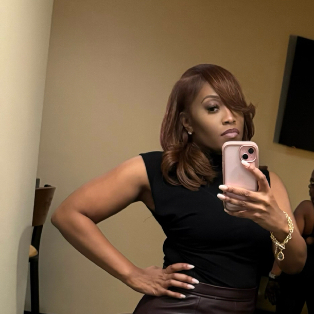 Tye Pollard at Blush & BLO Salon in Charlotte, NC