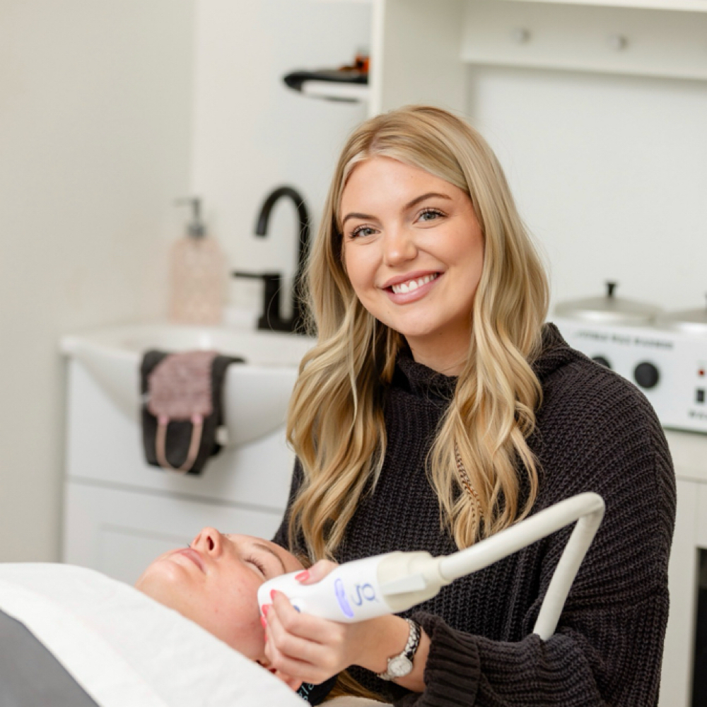 Chloe Simpson at Pretty Please Skin & Lash Bar in Bullard, TX