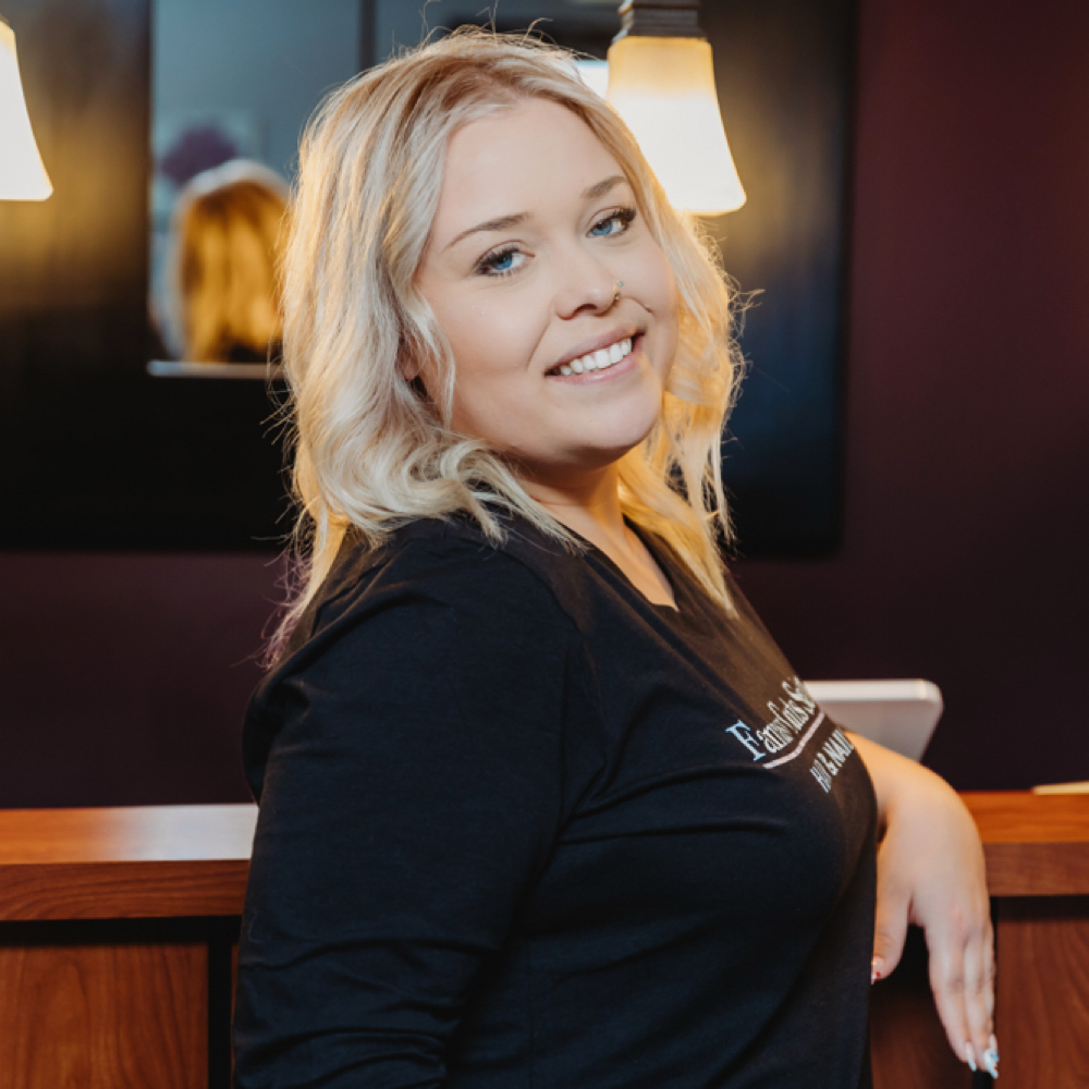 Kelsay Burns at Fantasy Cuts Salon in Clinton, MO