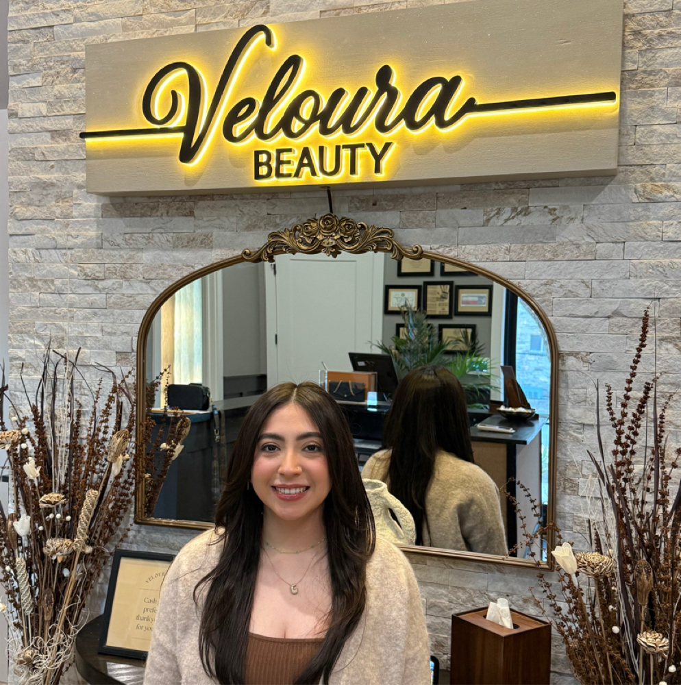 Mercedes Garcia at Veloura Beauty in Boerne, TX