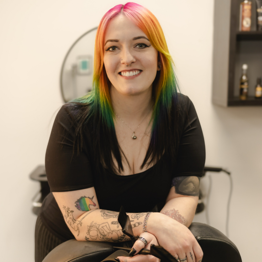 Lanie Bielaczyc at Blown Away Salon in Sunset, UT