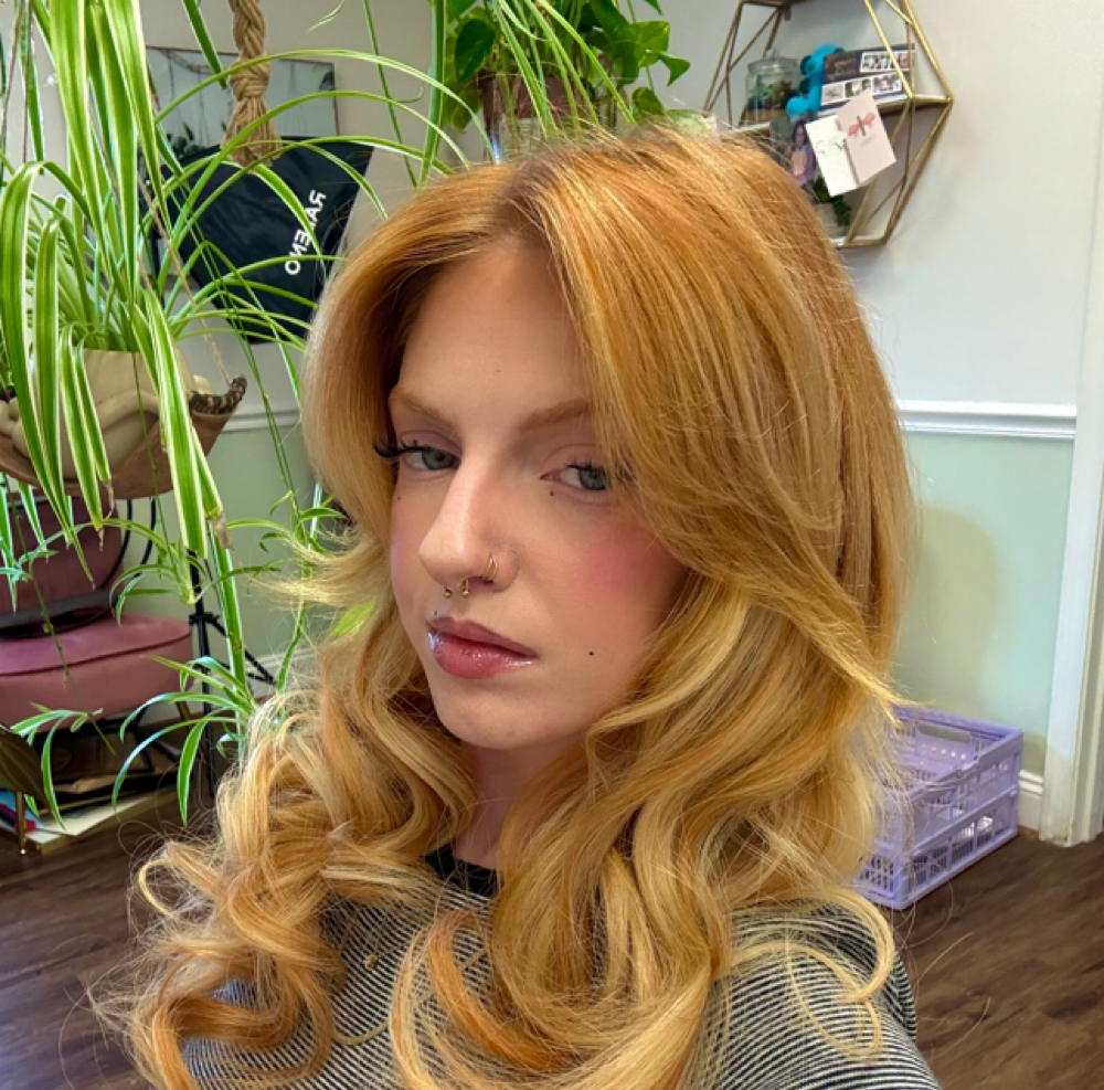Faith webster at The Fringe Hair Studio in Frederick, MD