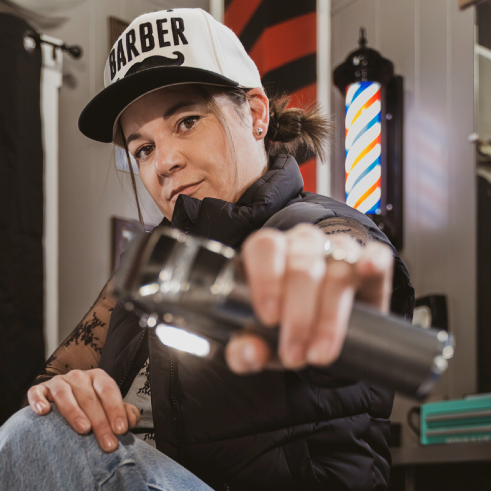 Rebecca Gray at Broadway Barber LLC in Springfield, MO