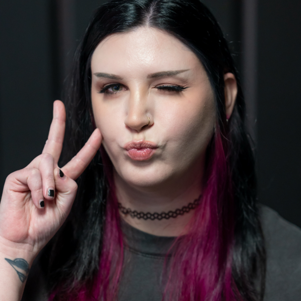 Kristyn Boegly at Baphomet Studio in Cherry Hill, NJ