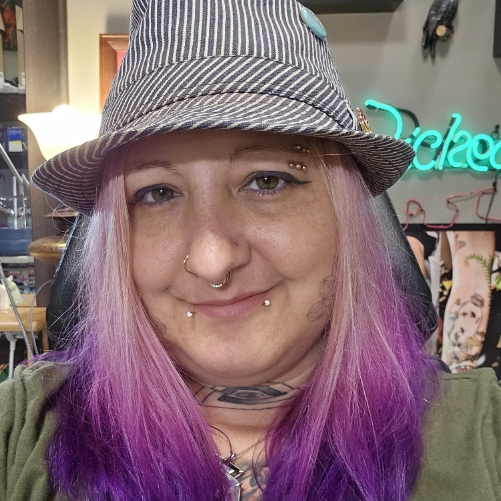 Angela McCarty at Head Case Beauty and Barber Company in canby, OR