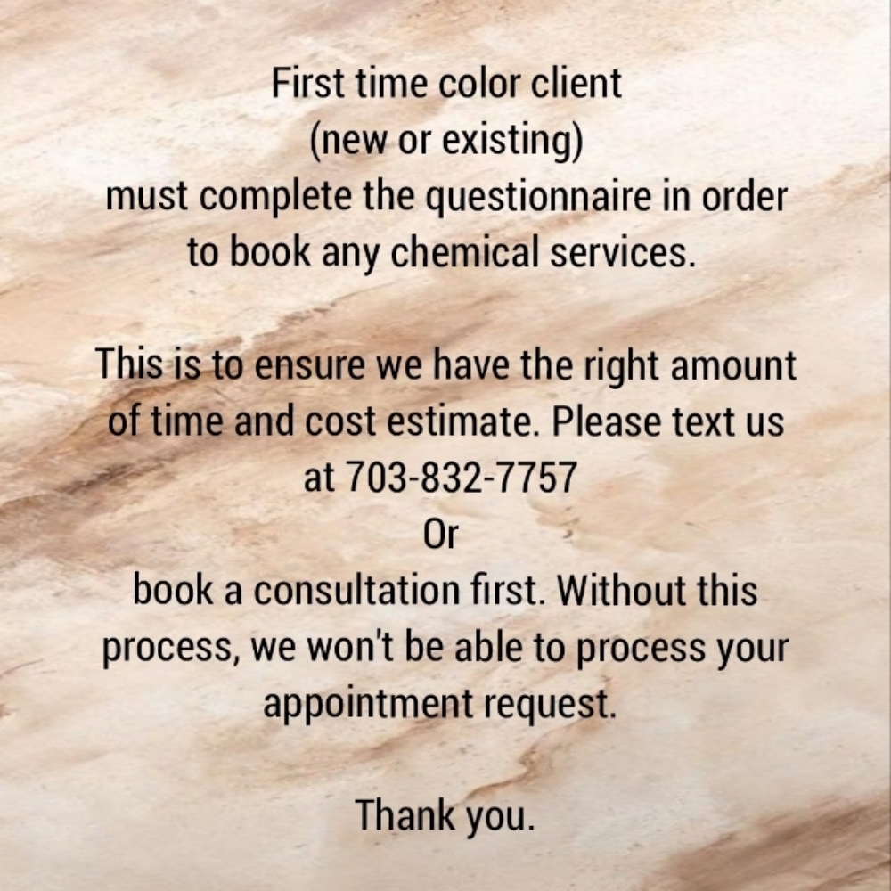 J Hair Studio Notice