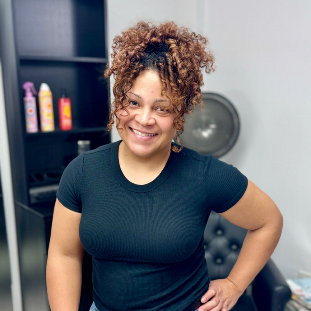 Marlena Montalvo at Bombshell Hair Studio in Shrewsbury, NJ