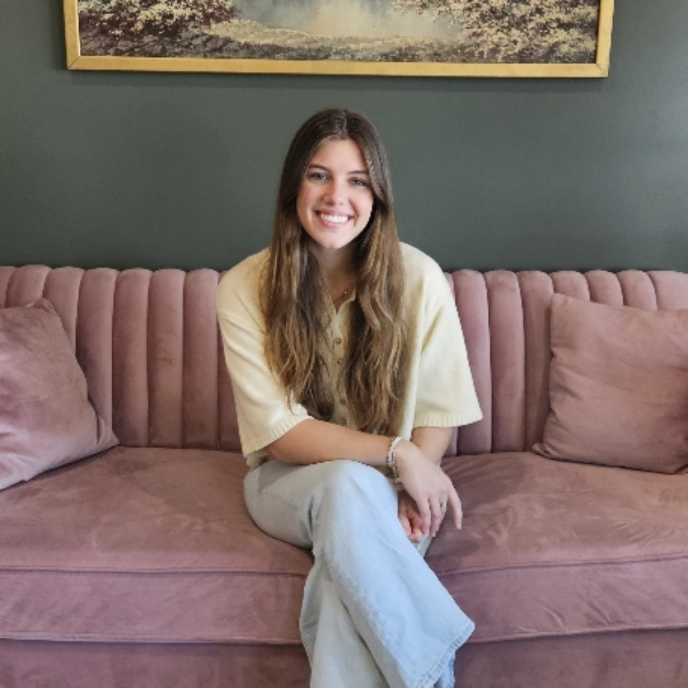 Olivia Flaud at Hue Hair Artistry in New Holland, PA