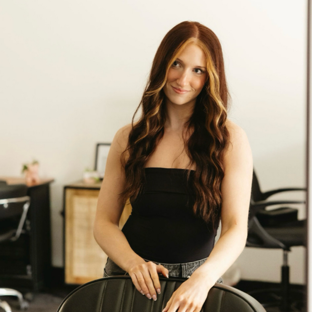 Sierra Mitchell at Skye’s Hampton Hair in Riverhead, NY