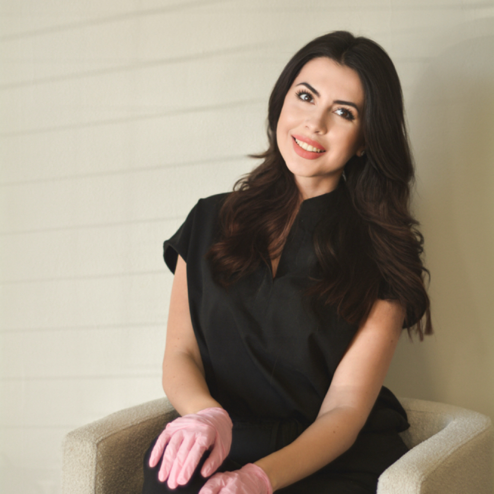 Tetiana Pozihun at Nail Clinique in Mission, KS