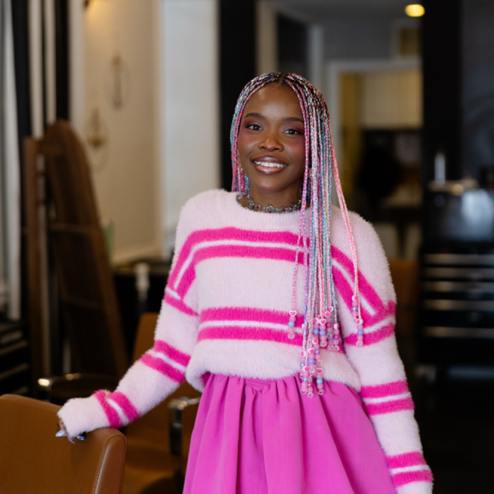 Jabulile Kavimba at Maude Salon in Herndon, VA