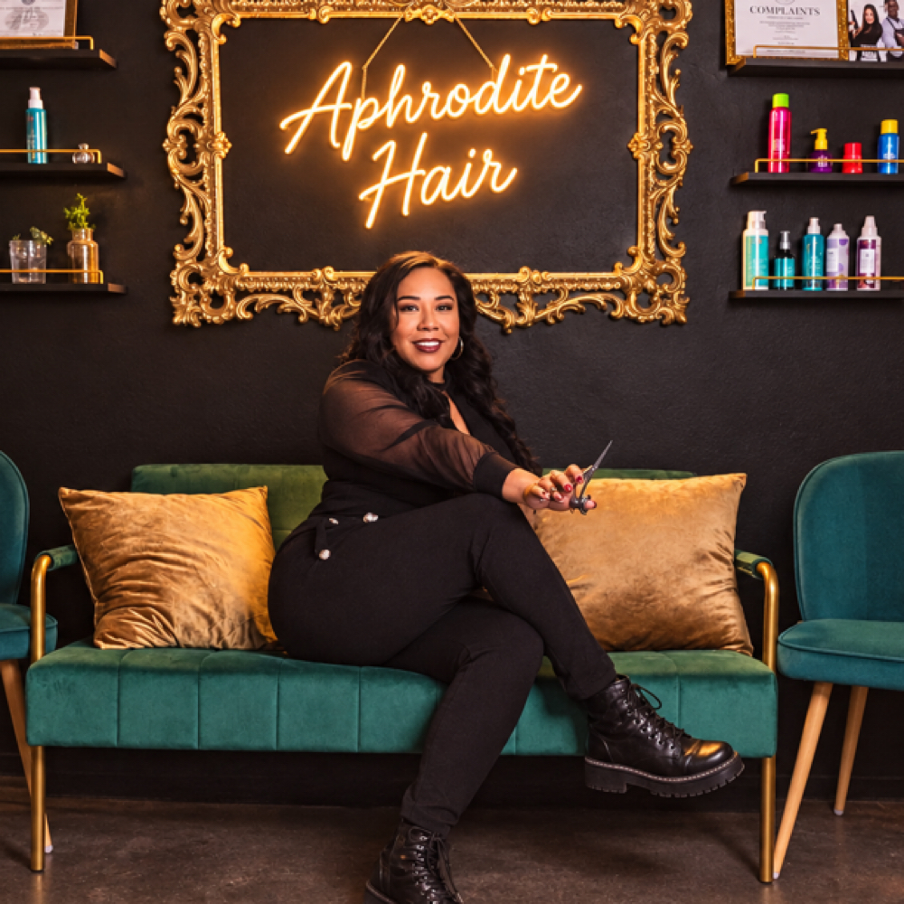 Fran Hernandez at Rendezvous Hair Studio💙 in Lubbock, TX