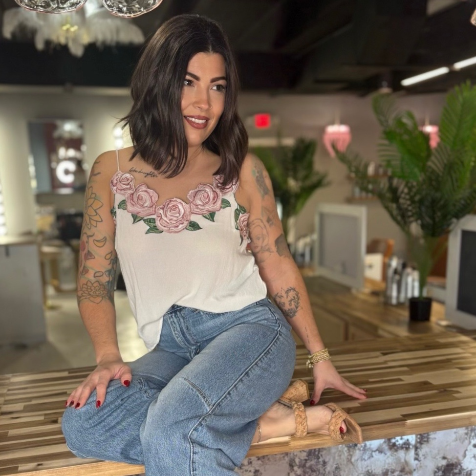 Karrianne Gannon at Glam Culture Blowdry Bar and Social Club in Melbourne, FL