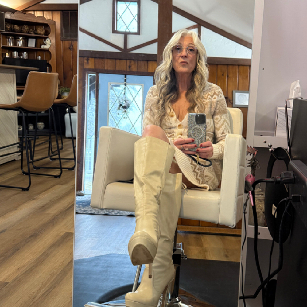 Jackie Harsen at The Color Bar Studio in Caro, MI