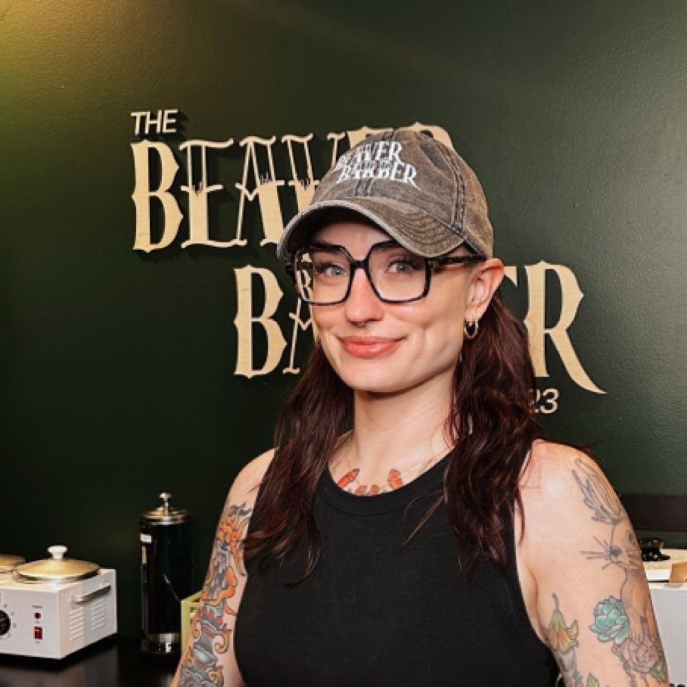Marcie Board at The Beaver Barber in Louisville, KY