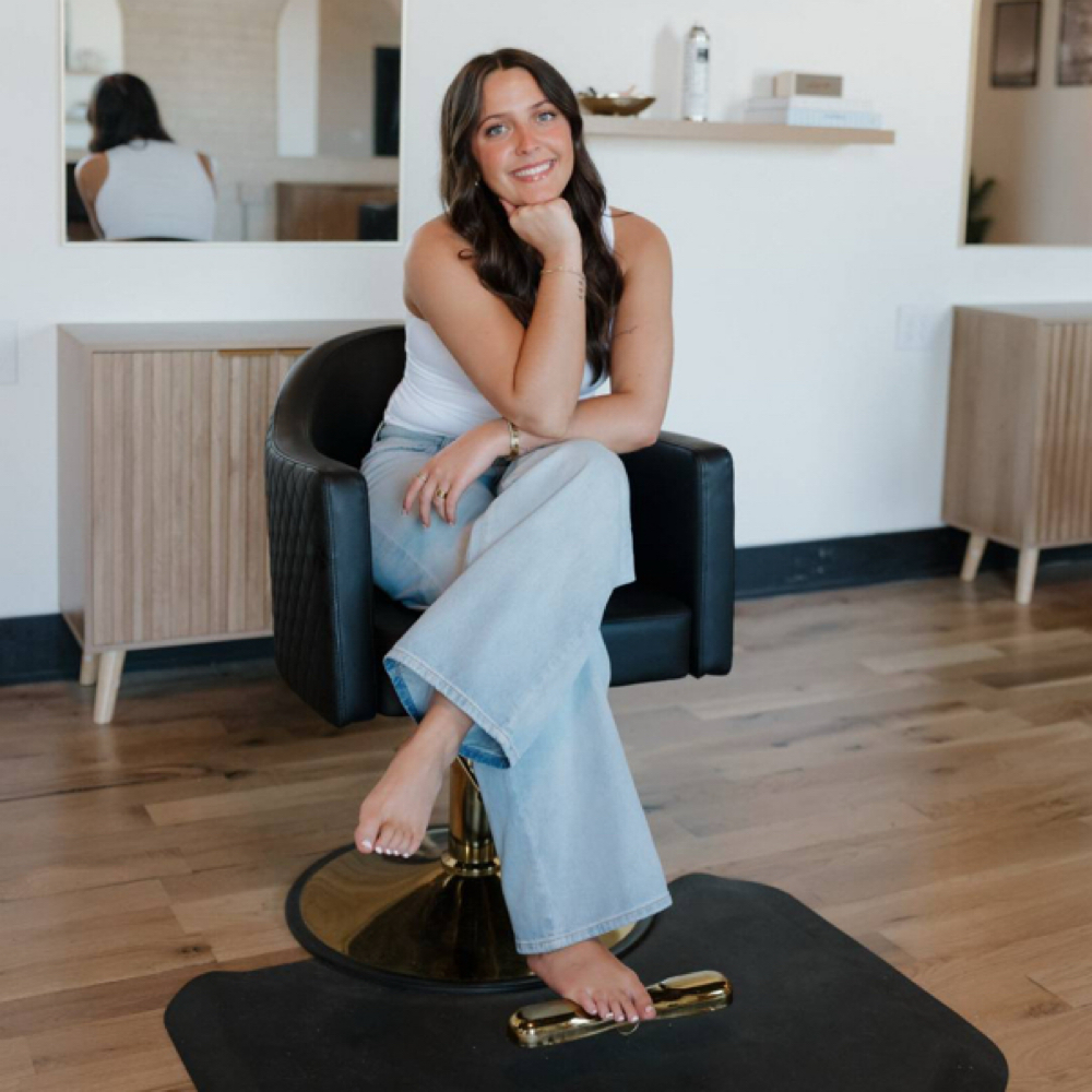 Kaylee Thies at Salt + Mane Co. in Aurora, IN