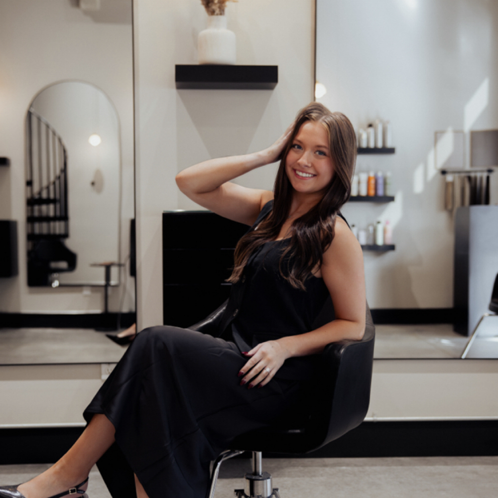 Madily Coe at The Hair Grove in Portland, OR