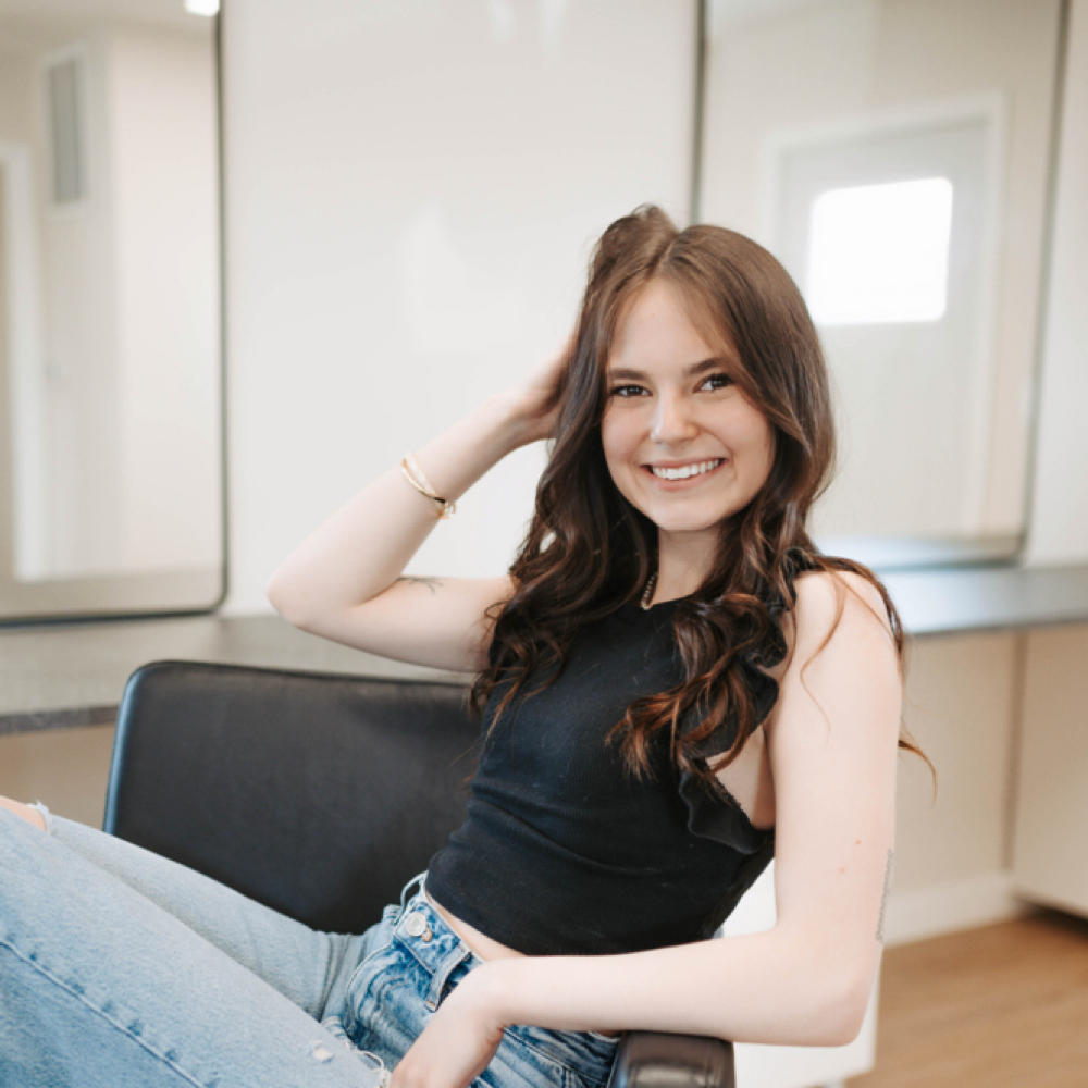 Ava Shervino at Refined Hair Studio in Mahomet, IL