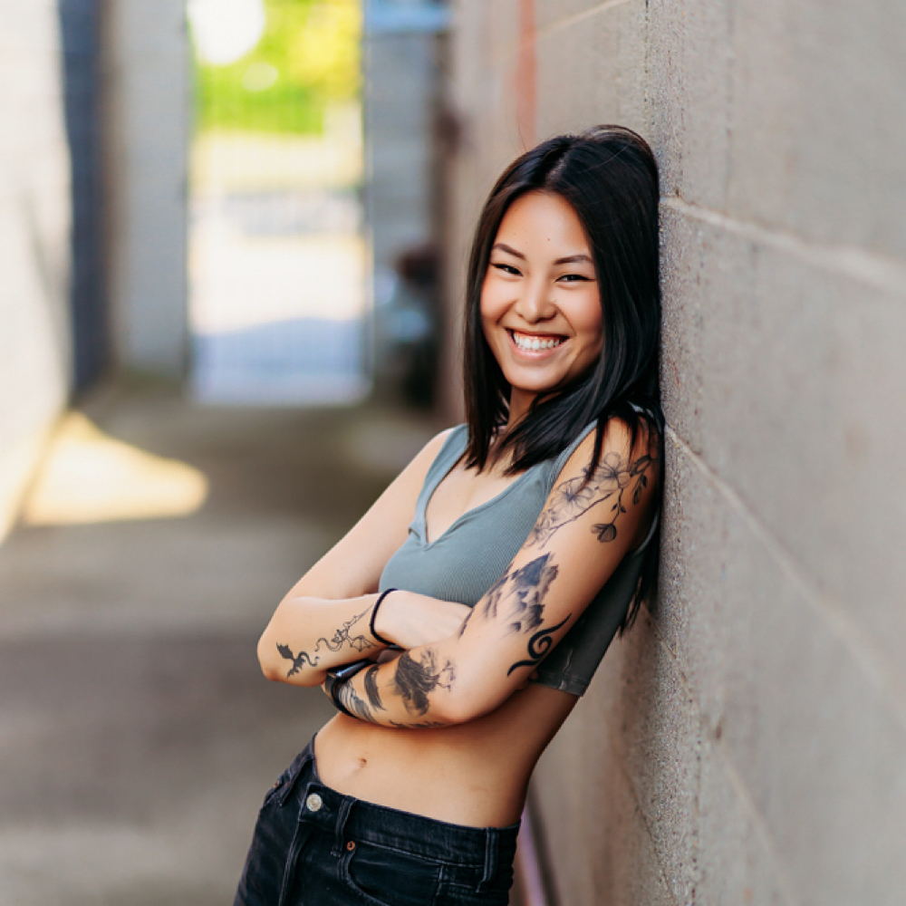 Claire Anderson at A Court of Ink in Michigan City, IN