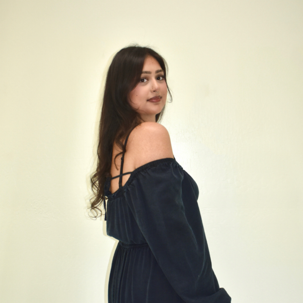 Sabrina Kaur at S.H.E.O Salon in Pleasanton, CA