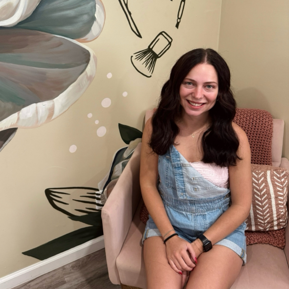 Alayna Hudzinski at Mad Hatter Nail Boutique in Moon Township, PA
