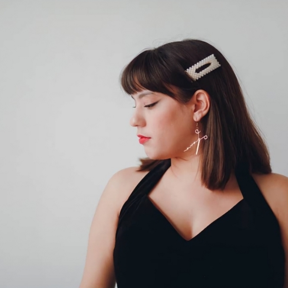 Stephanie Montoya at Shea Eliz Salon in Houston, TX