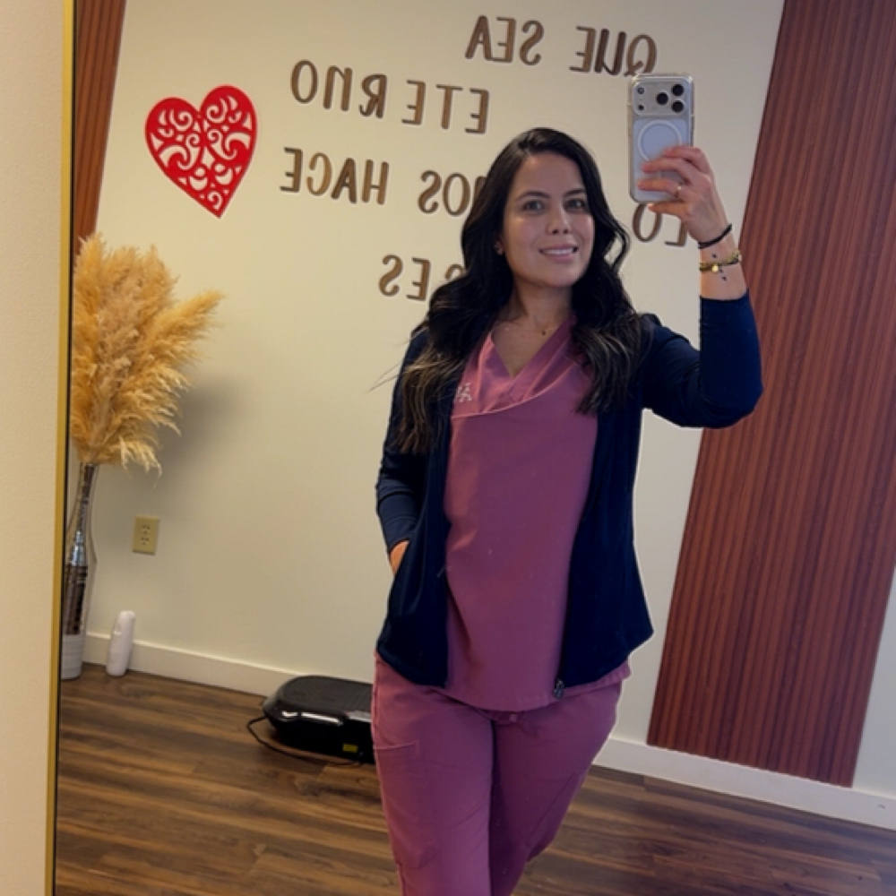 Sara García at Āvra Beauty Spa in Irving, TX