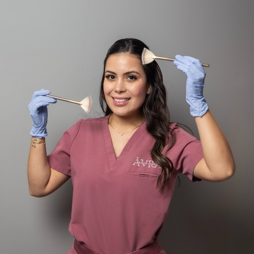 Sara García at Āvra Beauty Spa in Irving, TX
