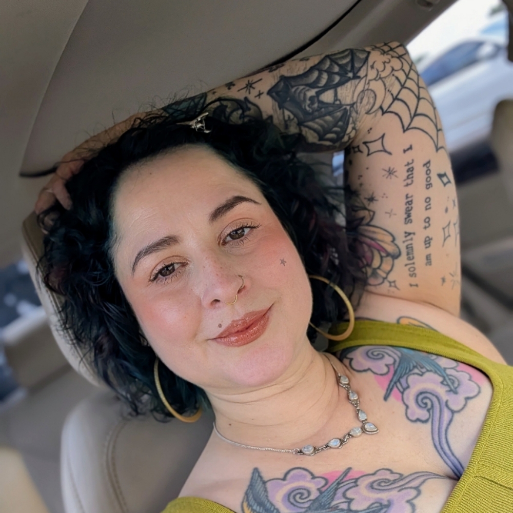 Victoria Vasquez at Clockwork Barbershop in Fayetteville, AR