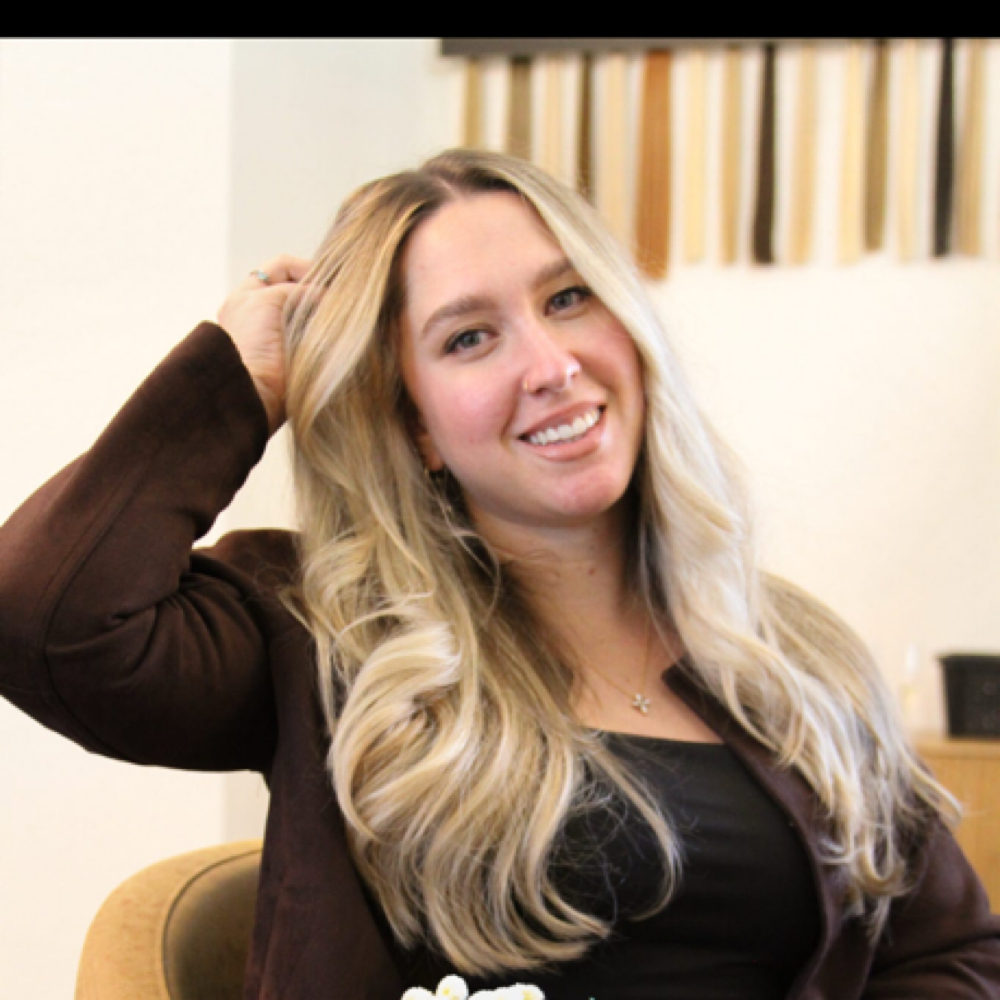 Rhiannon Querrard at Haven & Hue Hair Salon in Reno, NV