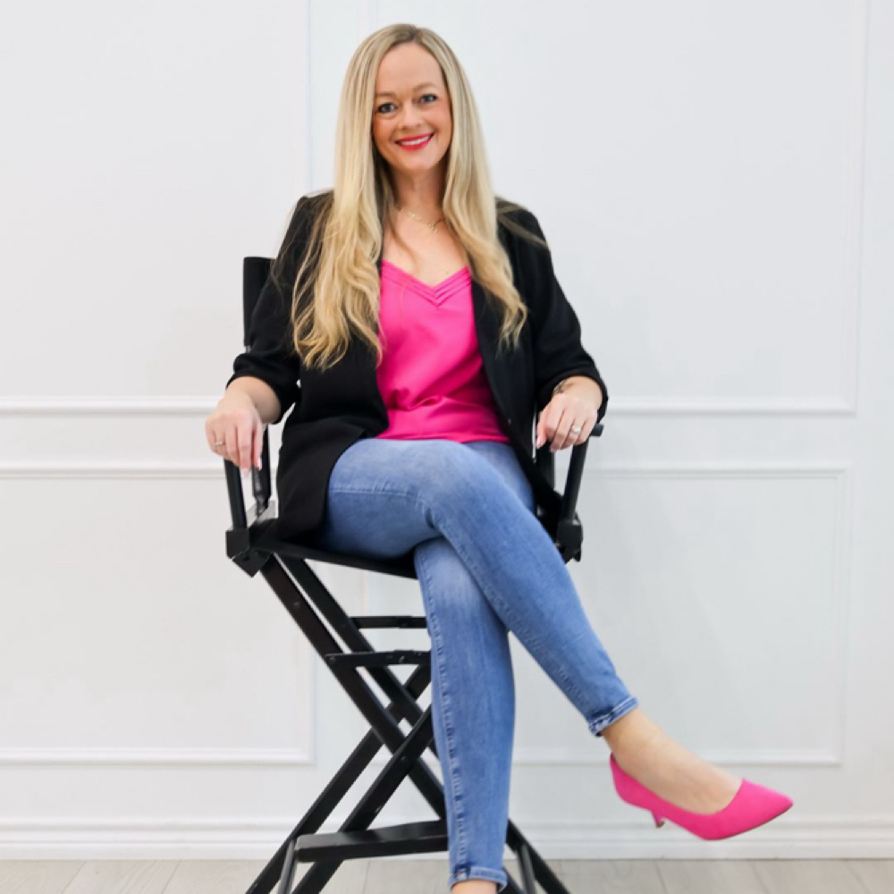 Danielle Thomas at Main St. Barber & Beauty Lounge in Weatherford, TX