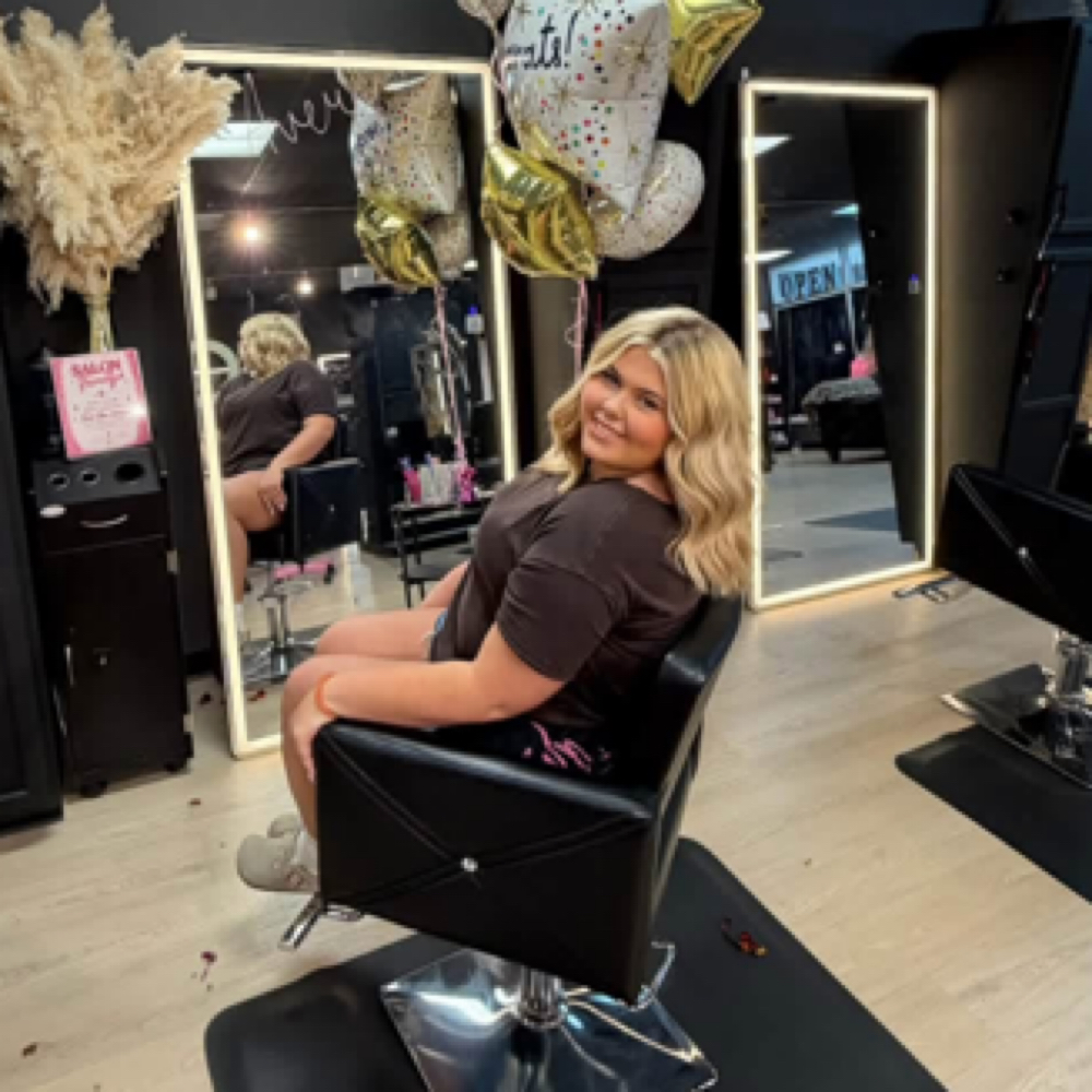 Avery Robertson at The Twisted Angel Salon & Spa in Bloomington, IN