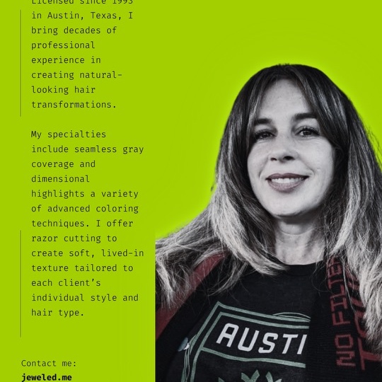 Julie Nowlin at Hair Labs in Austin, TX