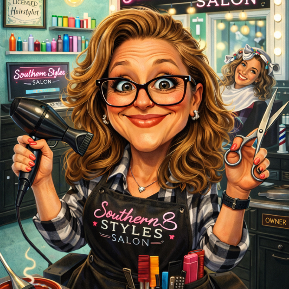 Brittany Boram at Southern Styles Salon in Jasonville, IN