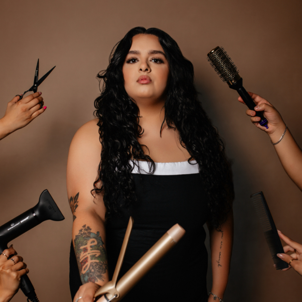 Kaitlynn Langham at Envy Beauty Lounge in Edinburg, TX