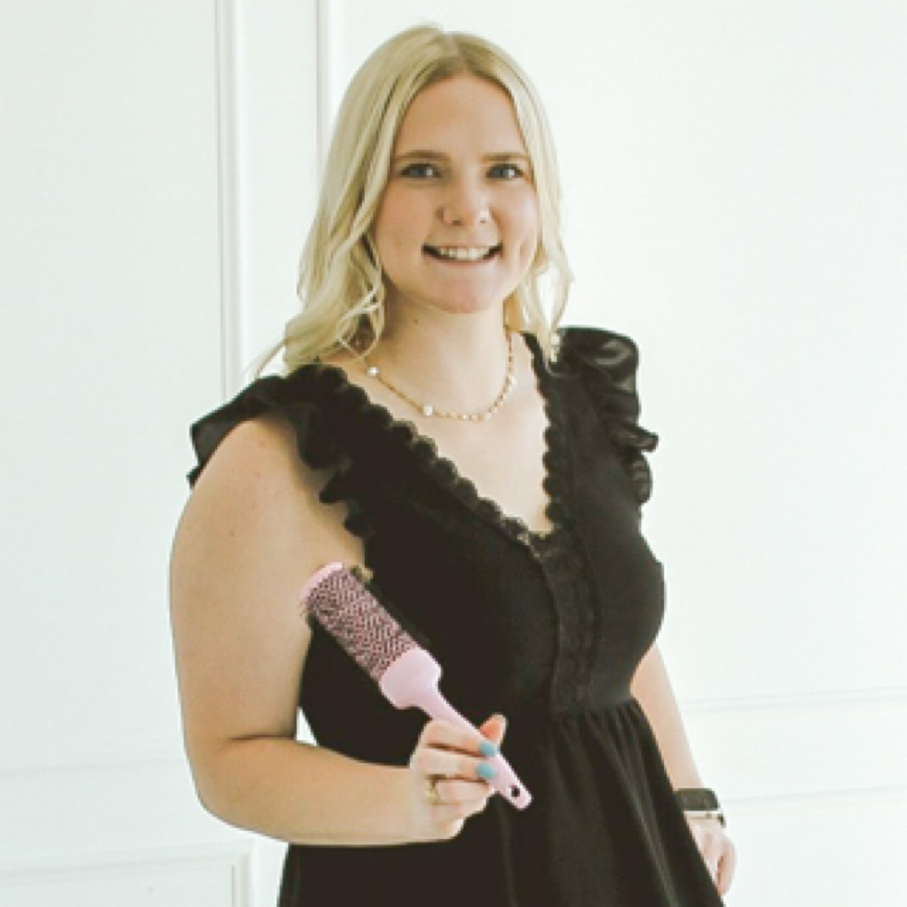 Kamryn Wenzel at All Dolled Up Beauty Bar in Stephenville, TX